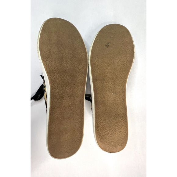 JELLYPOP 'Newstar' Leopard Print Canvas Platform Lace Up Sneakers Sz. 8.5 - Picture 8 of 8